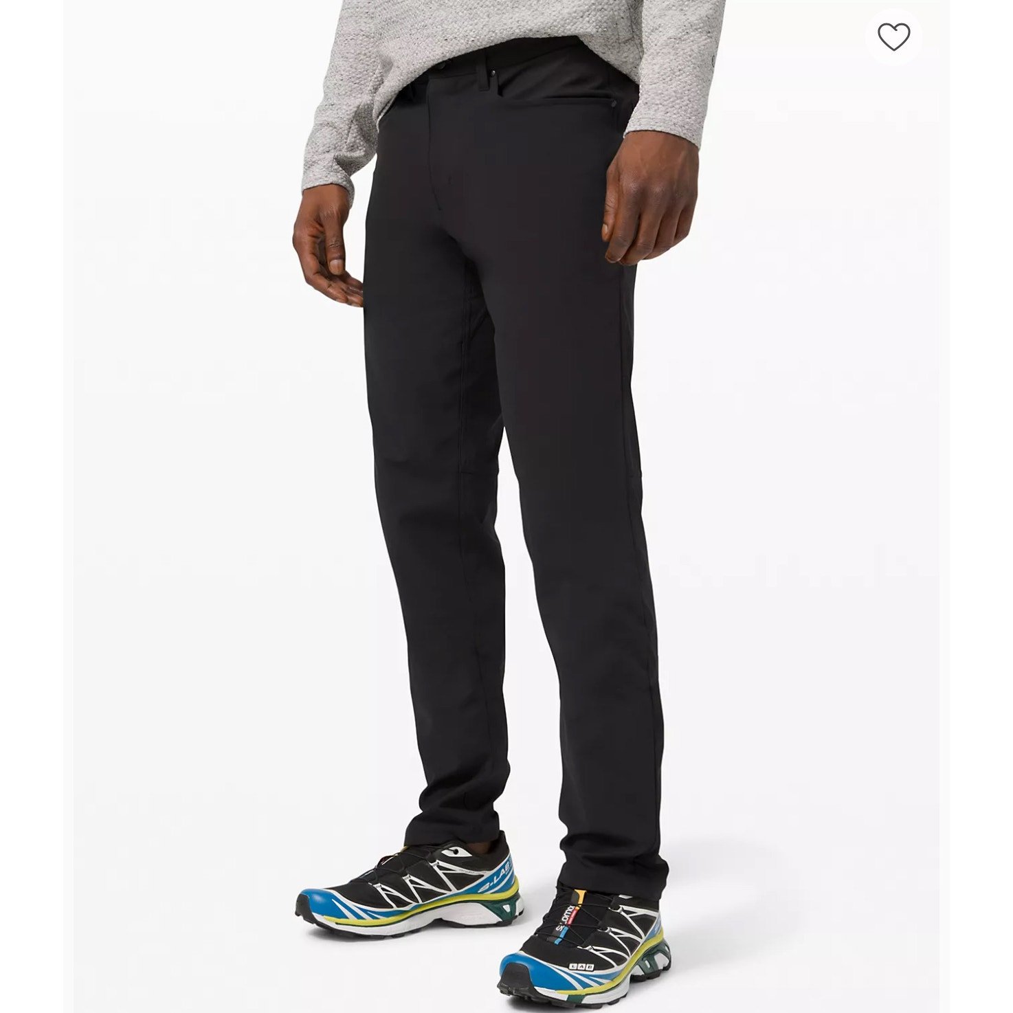 Lululemon Men’s ABC Classic-Fit 5 Pocket Pant - Black Stretch LM5ADES - 36