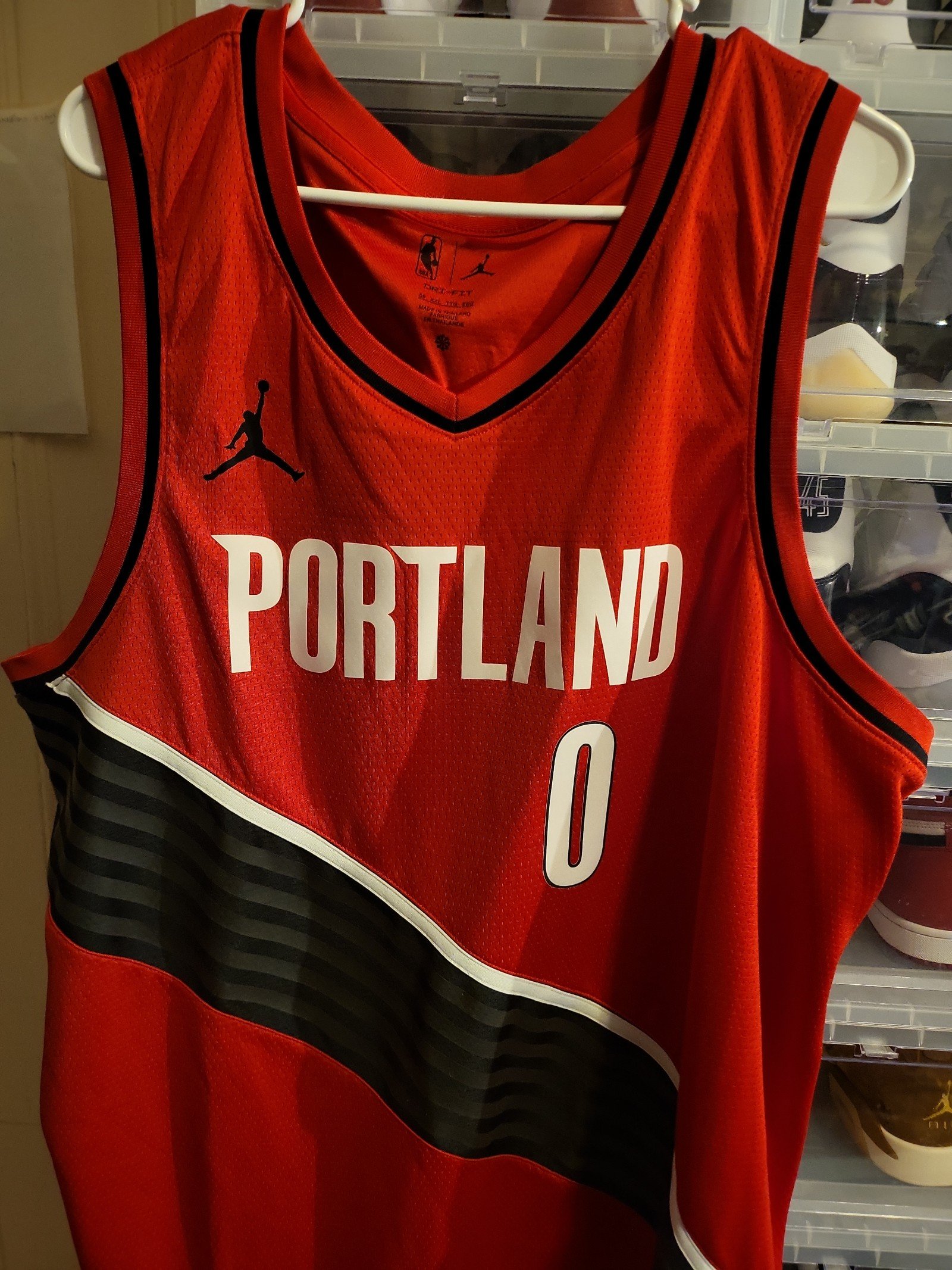 Damian Lillard Portland Trailblazers Swingman Jersey Red