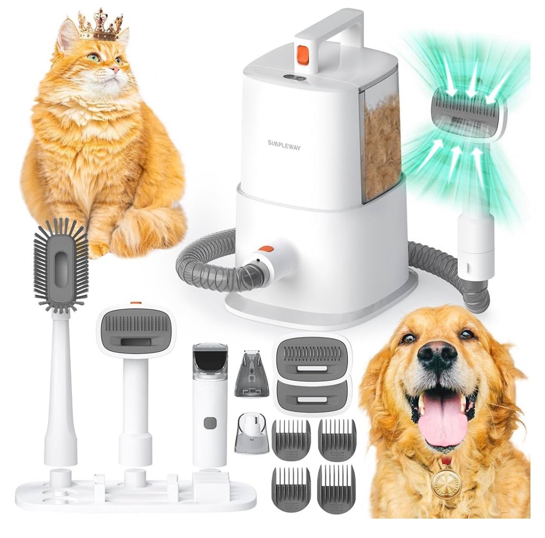 Pet Grooming Vacuum, Dog Grooming Kit