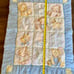 Vintage Springmaid Teddy Bear Alphabet Baby 30” X 36” Blanket Quilt Comforter