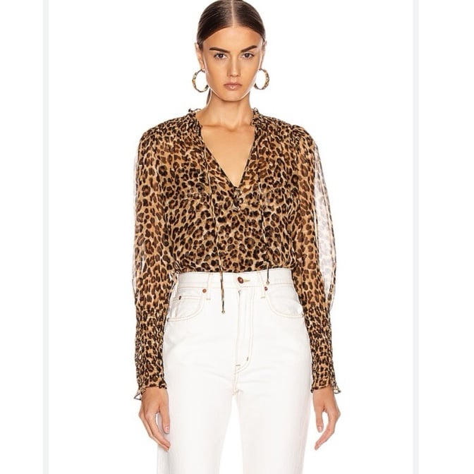 VERONICA BEARD JAZZ SILK BLOUSE