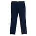 Brunello Cucinelli women's pants 6 blue slim straight mid rise zip ankle