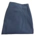 Brunello Cucinelli women's pants 6 blue slim straight mid rise zip ankle