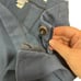 Brunello Cucinelli women's pants 6 blue slim straight mid rise zip ankle