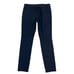 Brunello Cucinelli women's pants 6 blue slim straight mid rise zip ankle