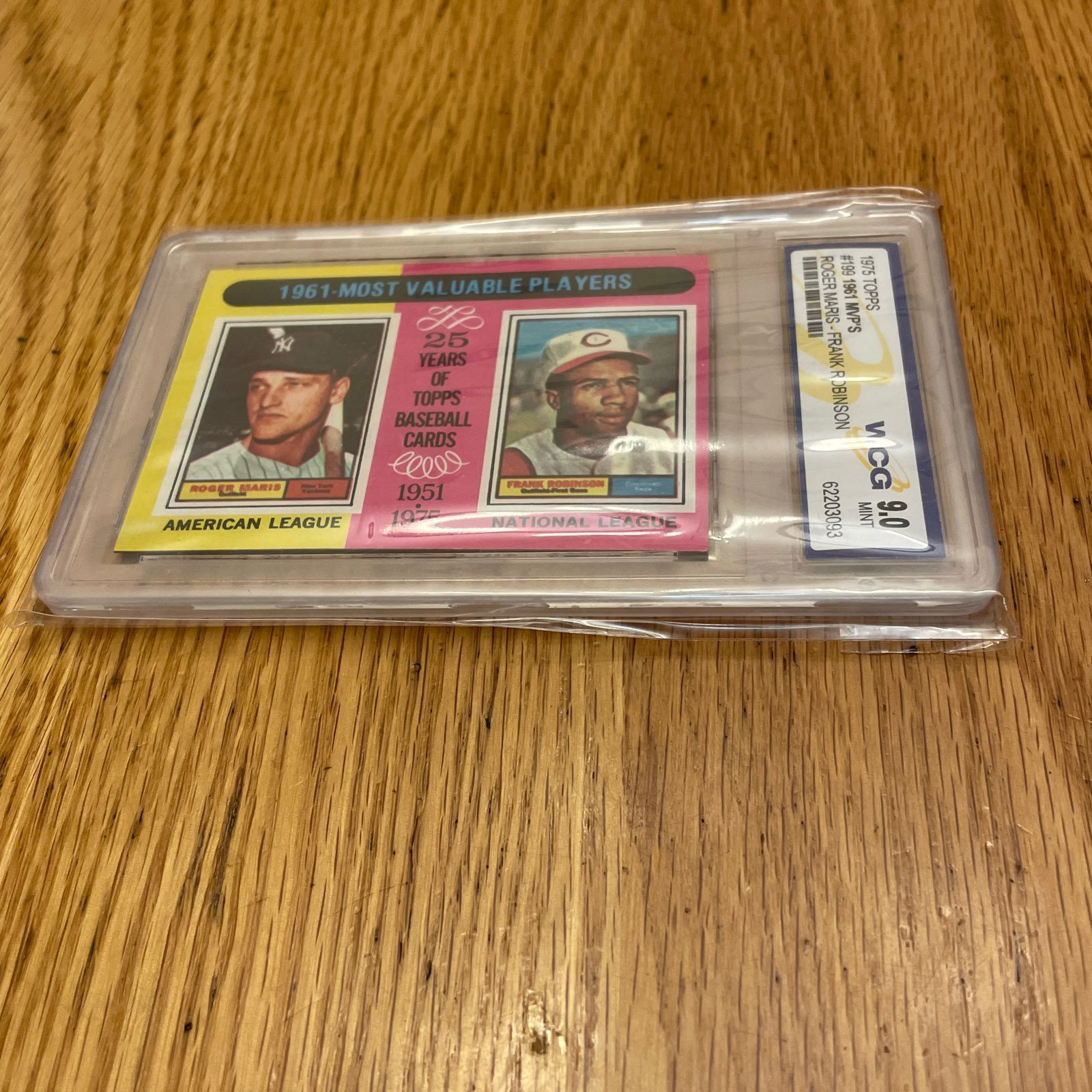 1975 Topps Maris/Robinson Card