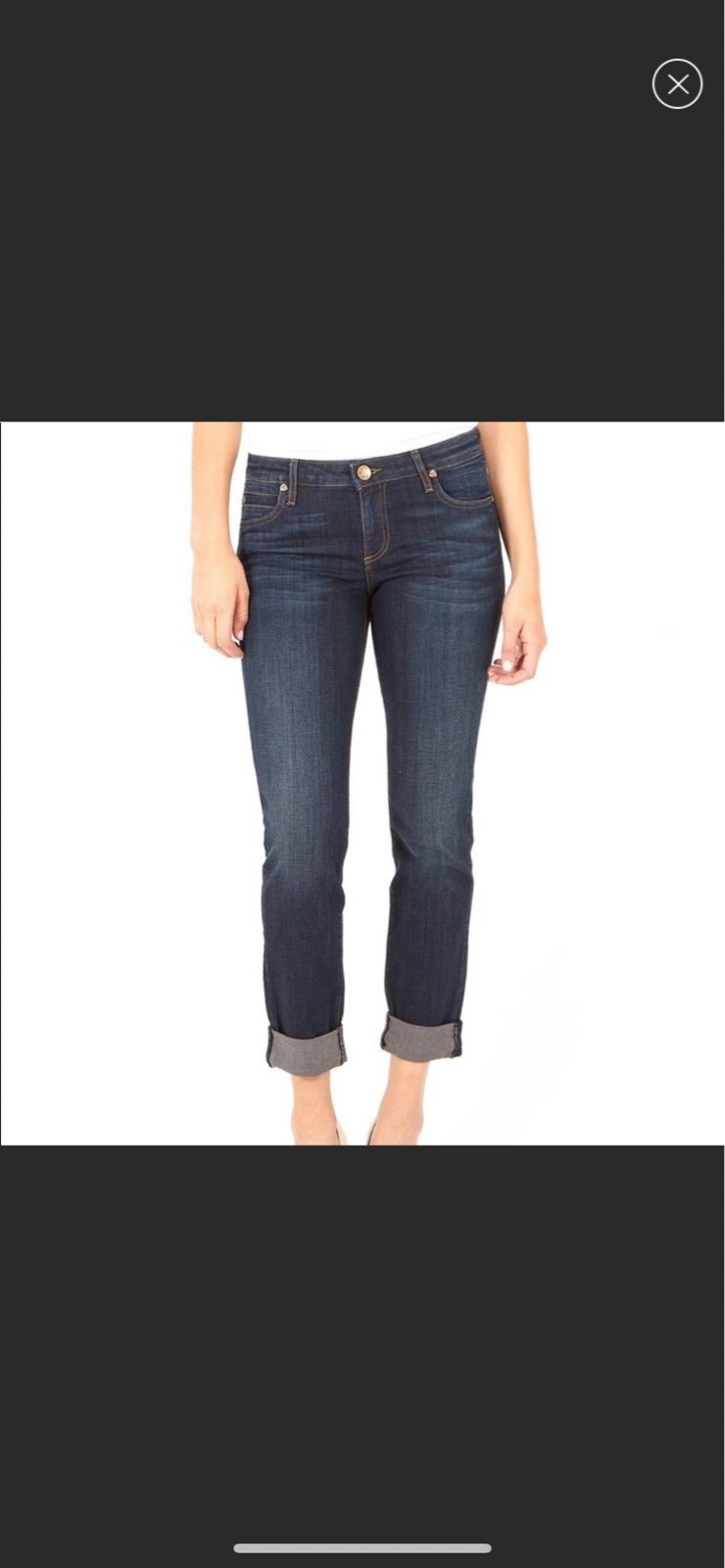 NWOT Kut From The Kloth Crop Jeans Sz 8