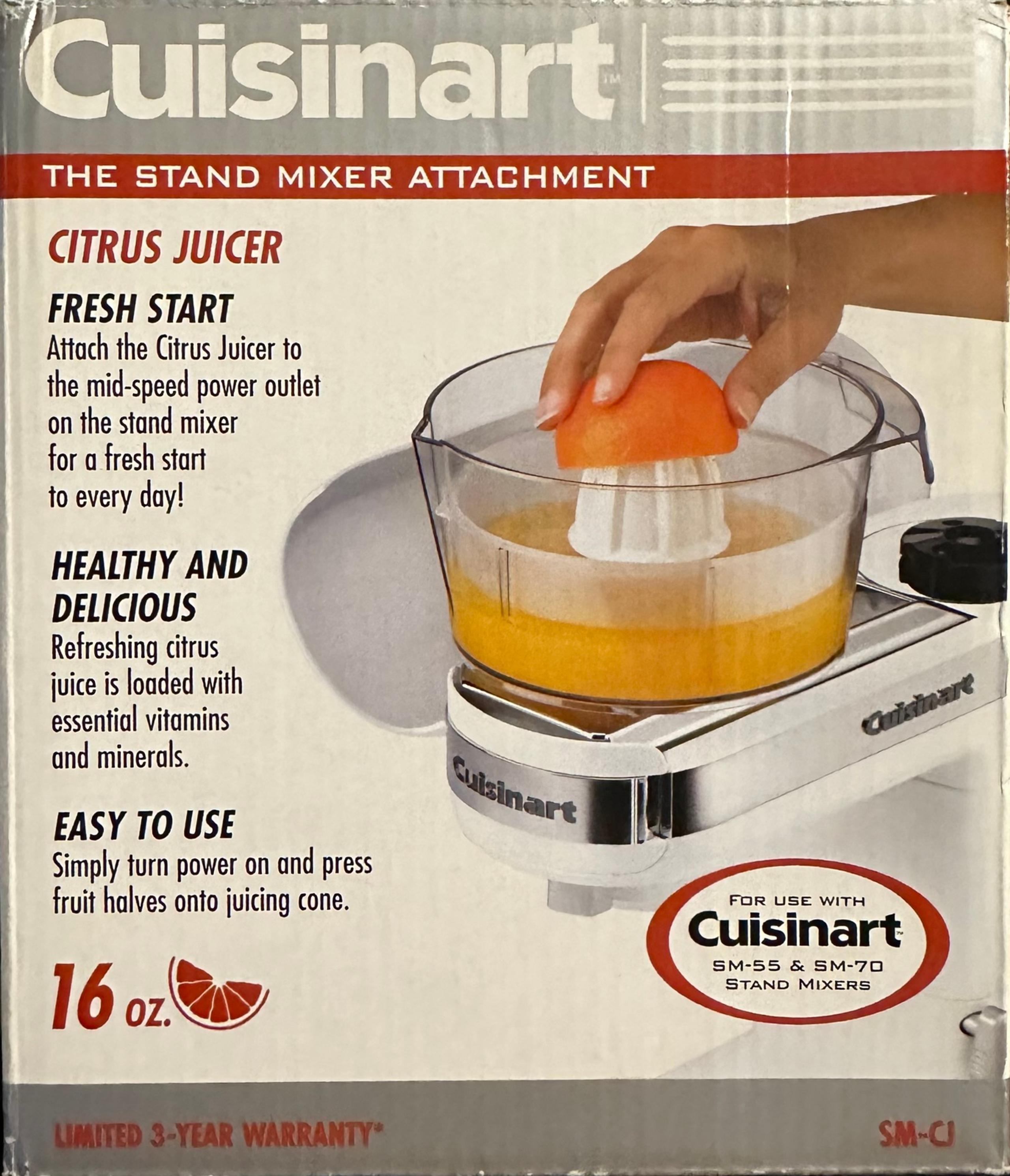 Cuisinart Citrus Juicer Stand Mixer Attachment SM-CJ
