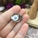 Sterling Square Rainbow Topaz Ring Size 6