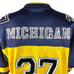 Michigan Wolverines Football Jersey Mens XL Yellow/Blue #37 USA FLAG Vintage Y2K