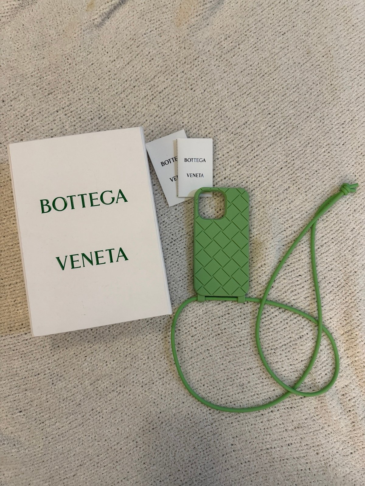 Bottega Venata iPhone case 12 Green