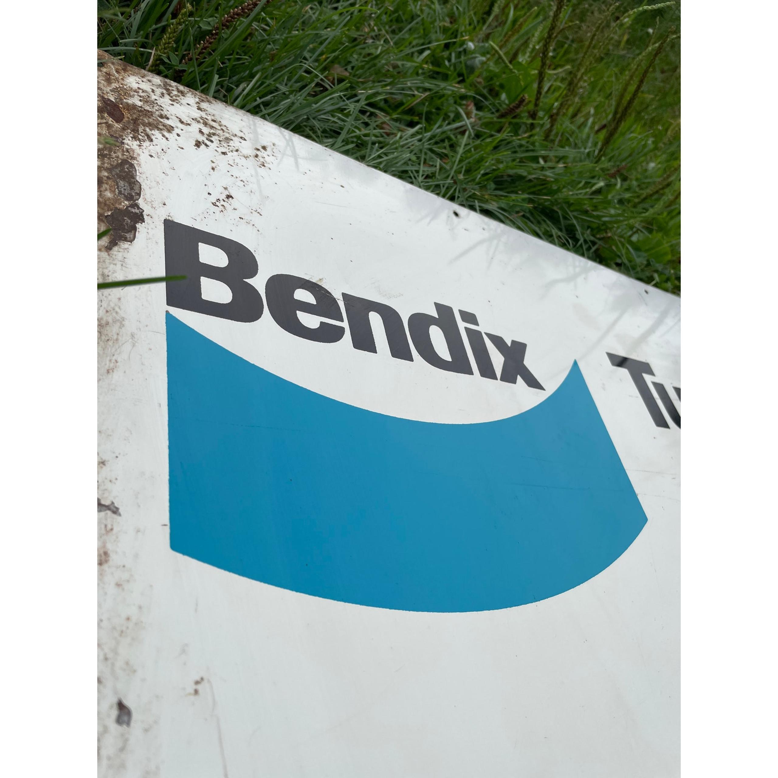 Vintage Bendix Brakes Tune-Up Headquarters Metal Wall Sign Man Cave GS1