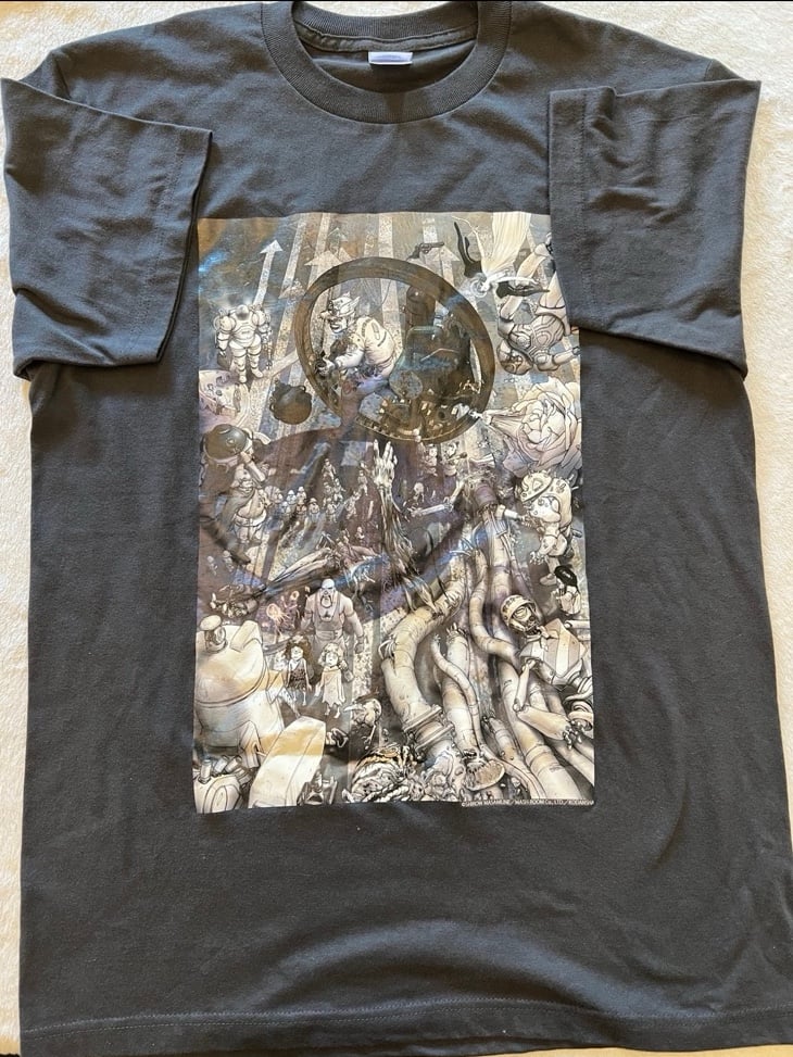 Shirow Masamune Otomo Tribute Akira tee size large