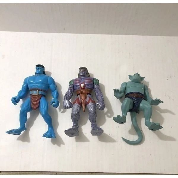 VINTAGE Disney Gargoyles BVTV Action Figures Lot of 3 INCOMPLETE