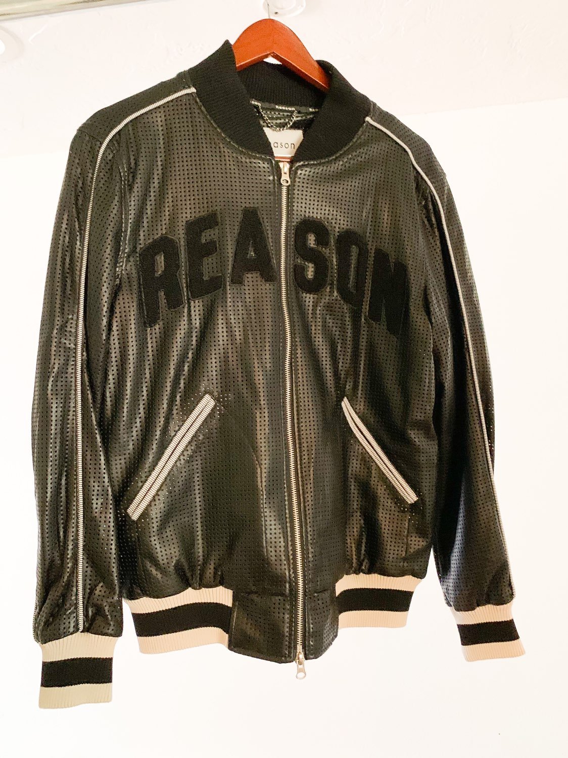 Black Jacket Bomber by Reason NYC
