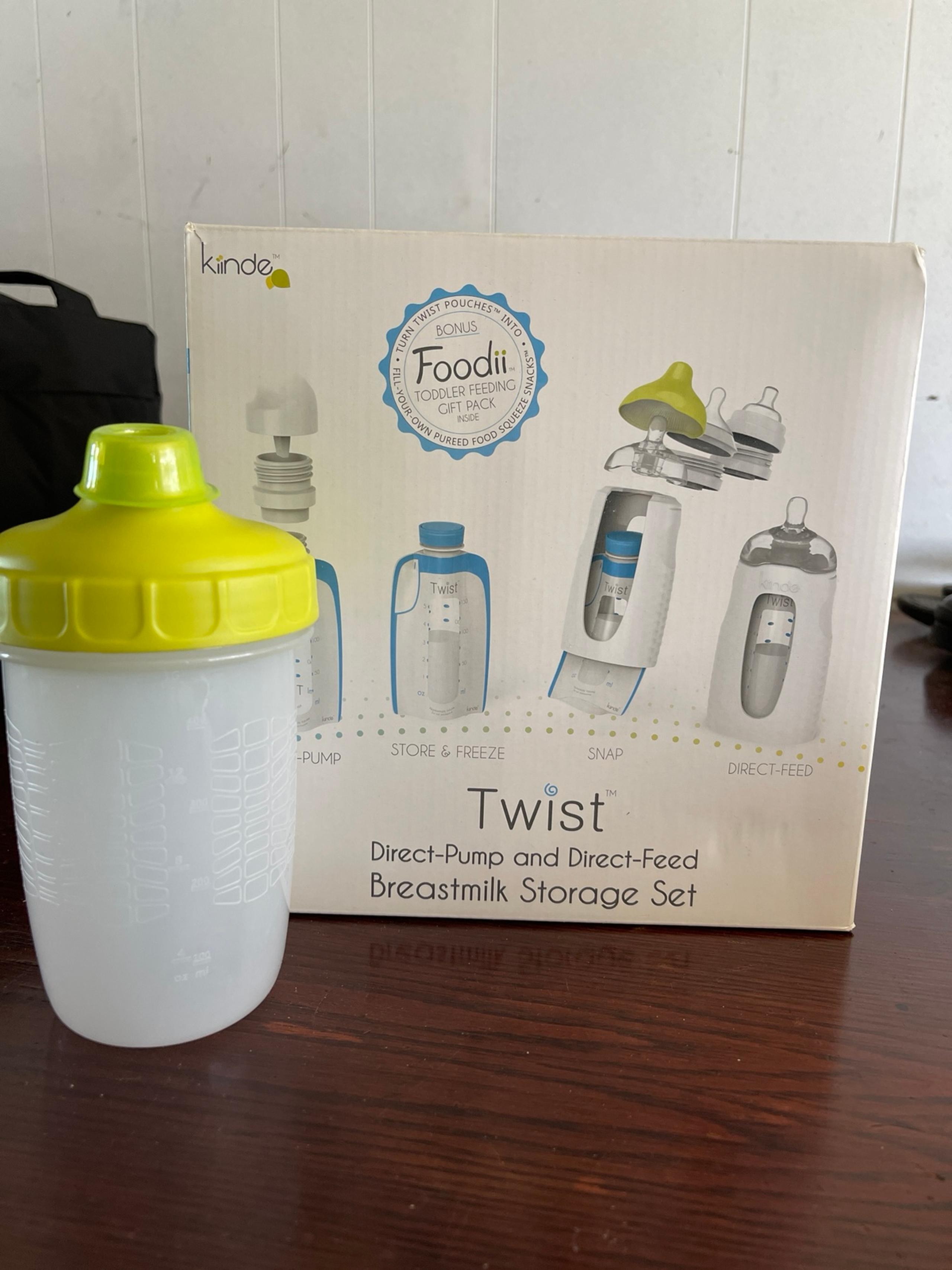 Kiinde Twist Direct pump-feed Breastmilk Storage Set