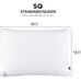 Layer Adjustable Bed Pillow L Shape Zipper Allows Customizable Firm/Medium/Soft