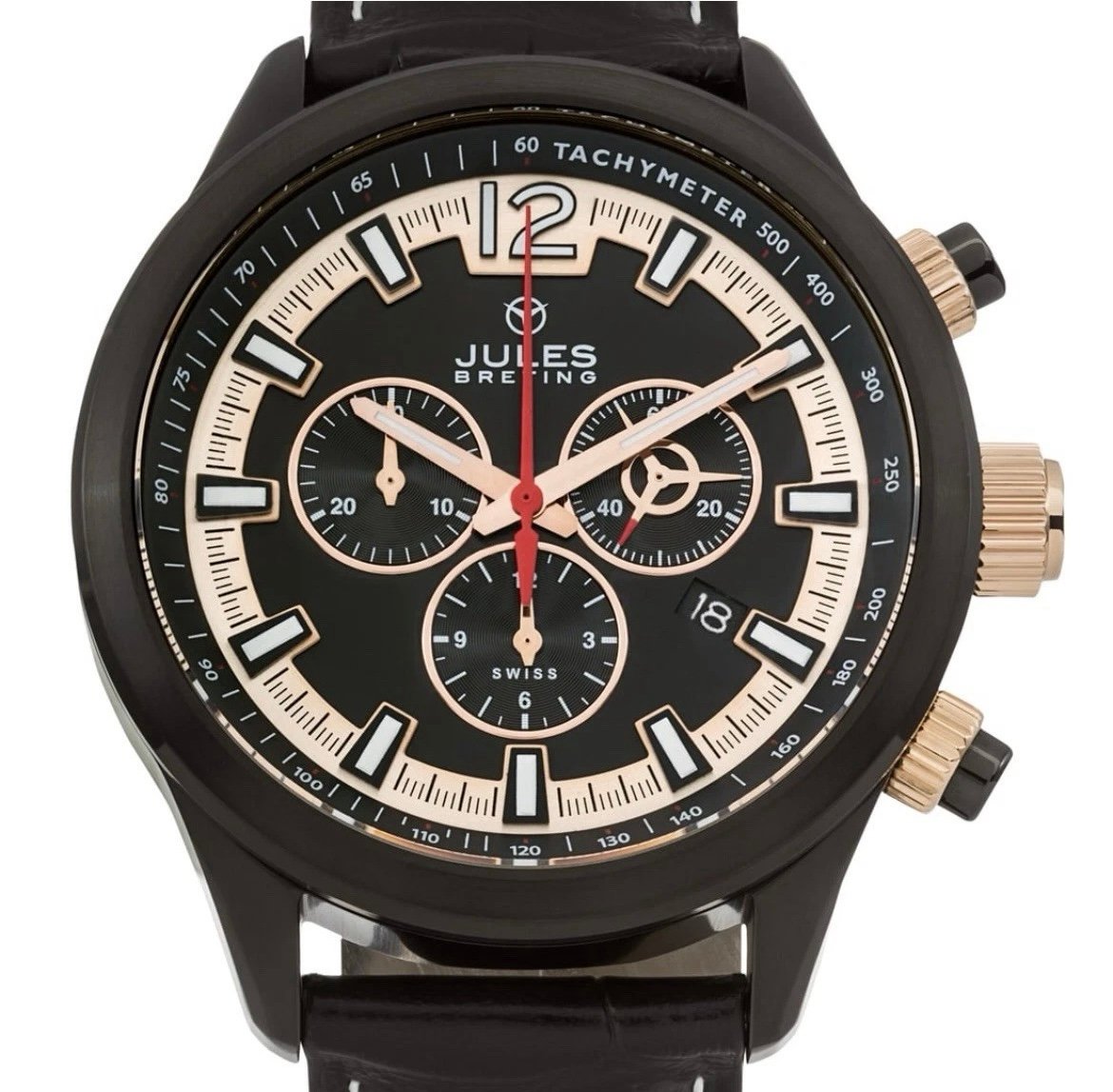 Jules Breting Nostromo, Men’s Swiss Chronograph, 45mm with Superluminova