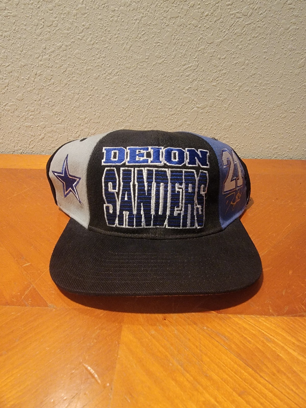 Vintage Drew Pearson Dallas Cowboys Deion Sanders Snapback Hat Brand New