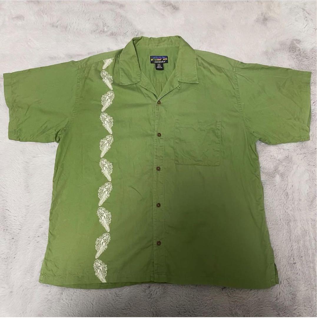 【Rare】Pataloha Aloha Shirt No Snow Open Collar