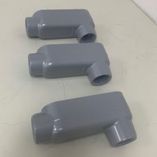 Lot of 3 New Appleton Form 85 Aluminum Conduit Body Type LB 3/4 Threaded