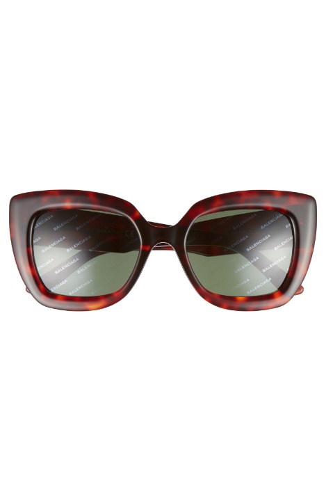 Balenciaga All-Over Logo Sunglasses