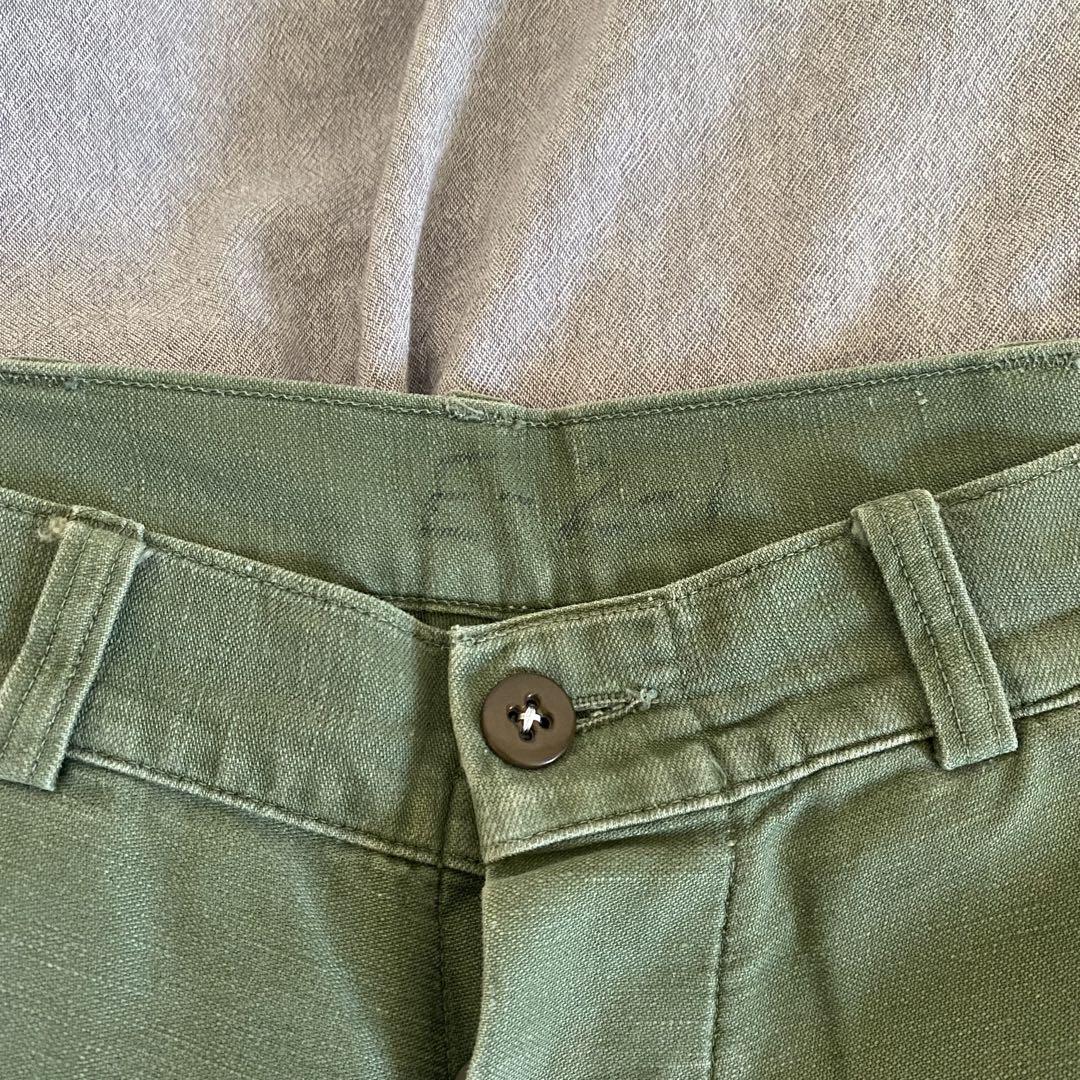 50's-60's US MARINE CORPS P-58 COTTON SATEEN UTILITY PANTS