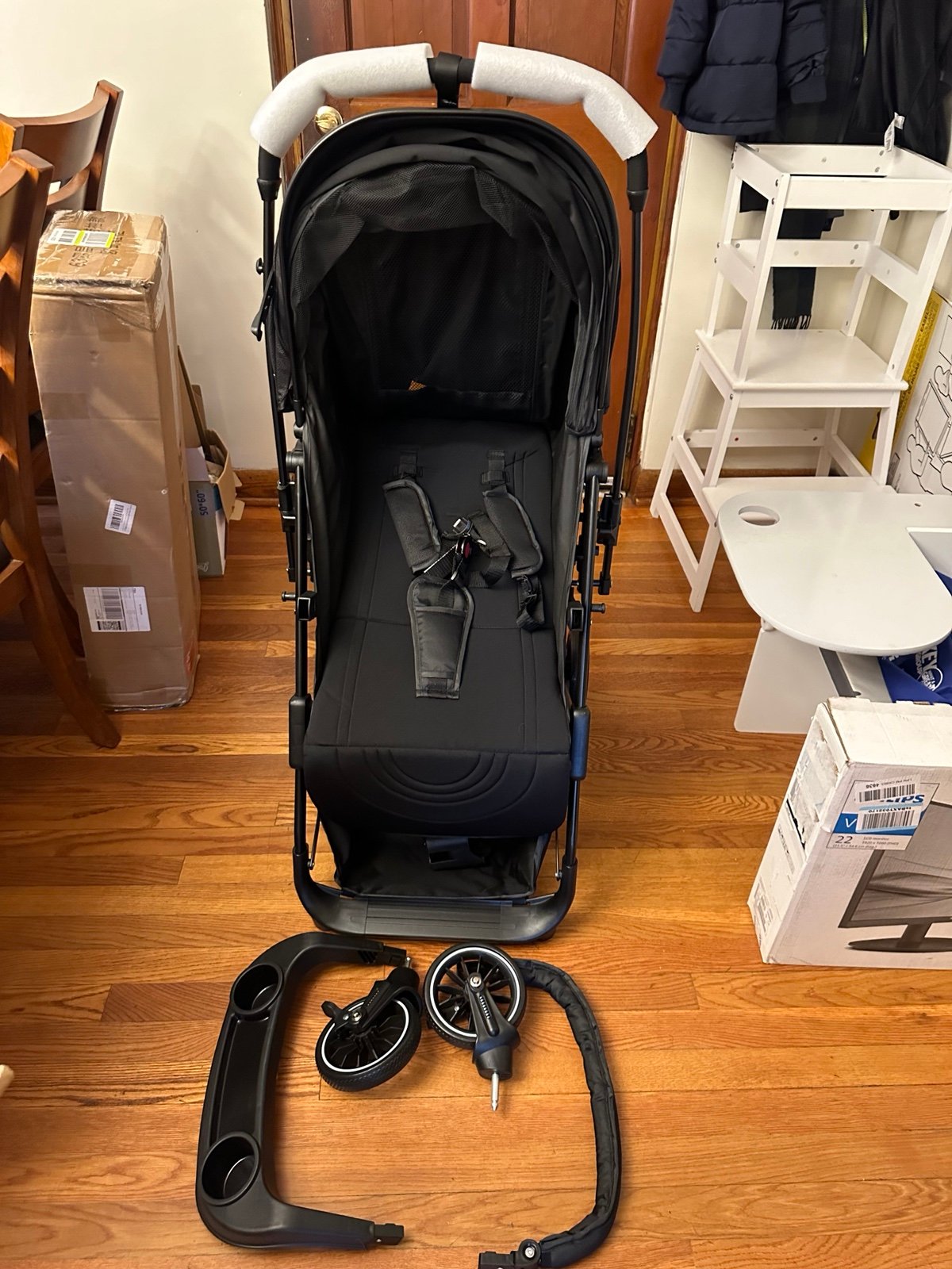 Cozy kid Baby Stroller, Lightweight Stroller w/Snack Tray