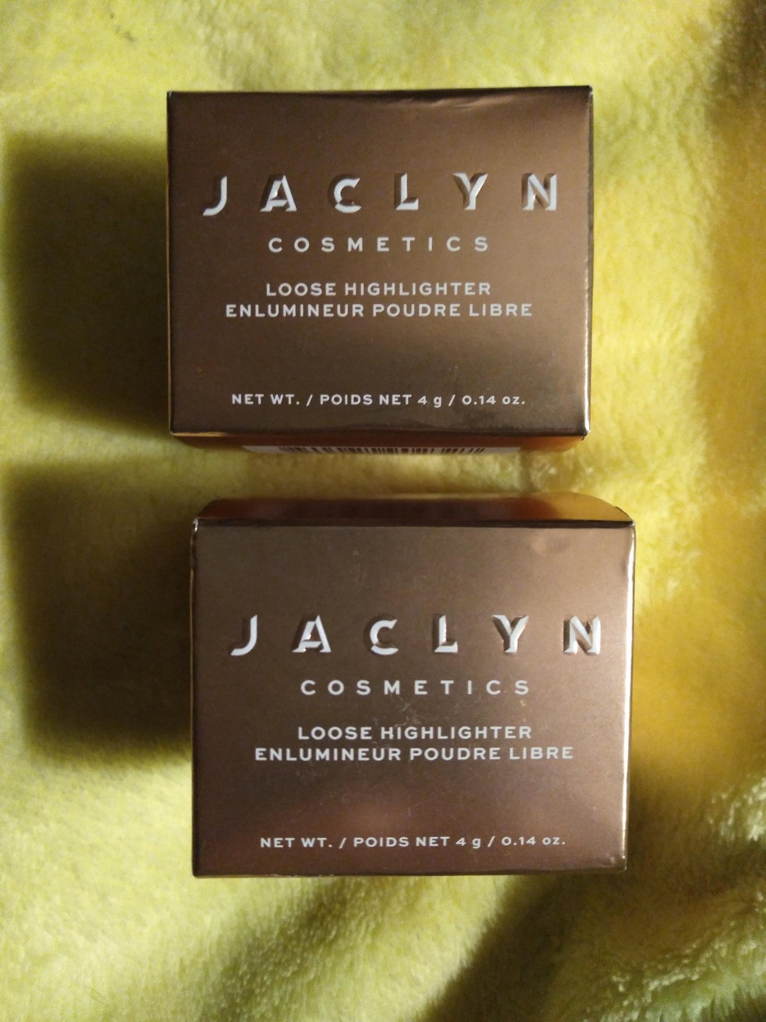 2 Full Size Highlighter Loose Powder Bundle ❤️ - Jaclyn Cosmetics