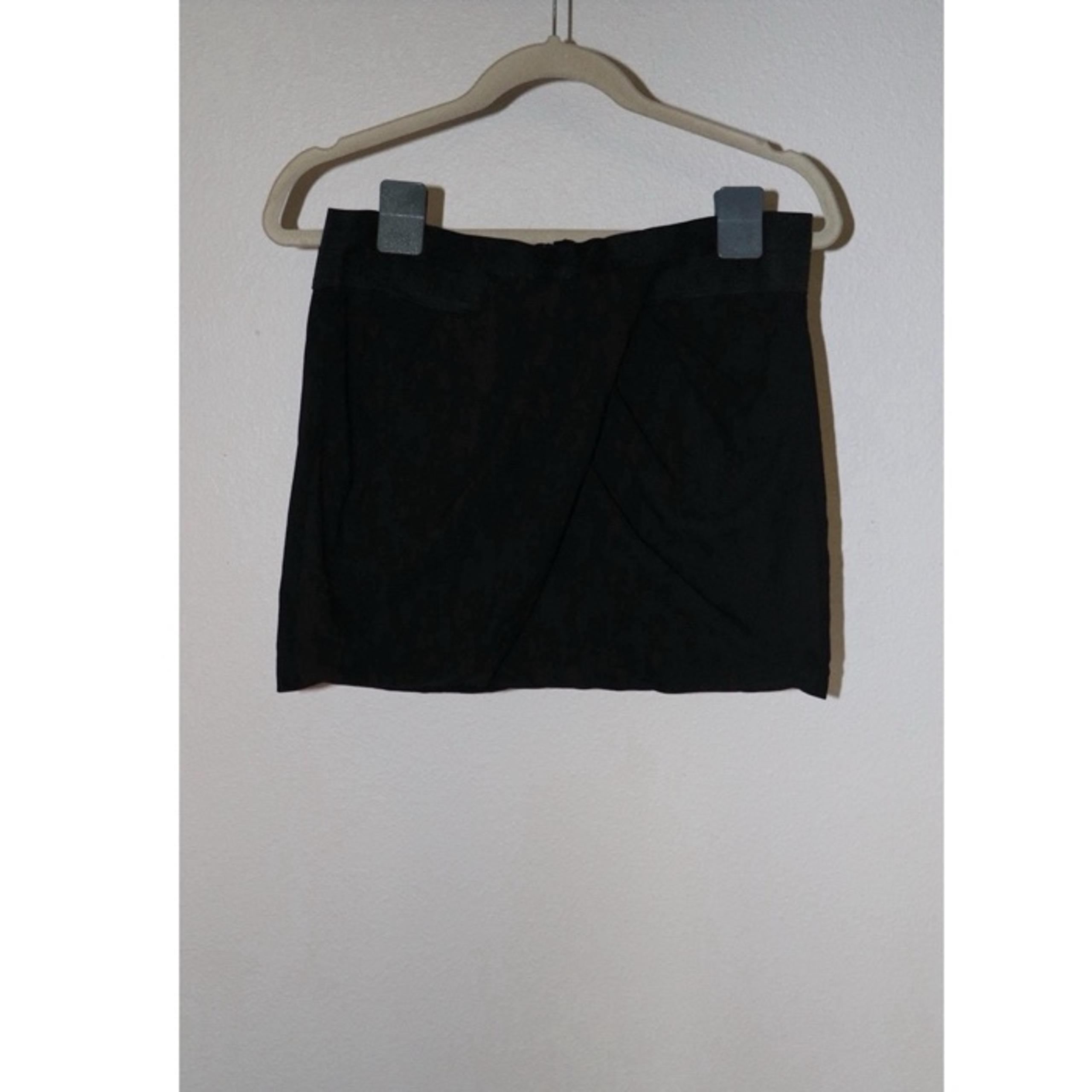 Armani Exchange black mini skirt