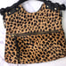 Luciana Verde Leather Leopard Hand Bag