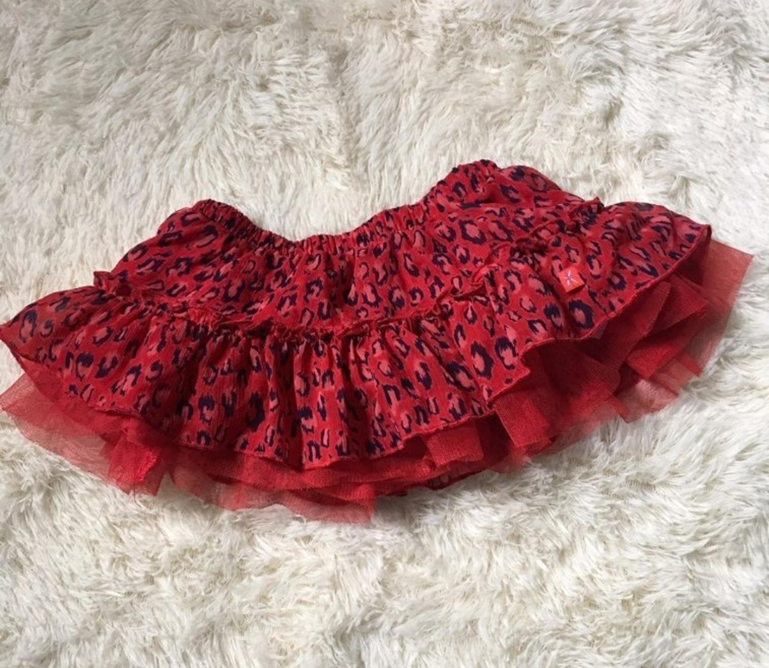 SIZE 12 MONTH TRULY SCRUMPTIOUS CHEETAH SKIRT