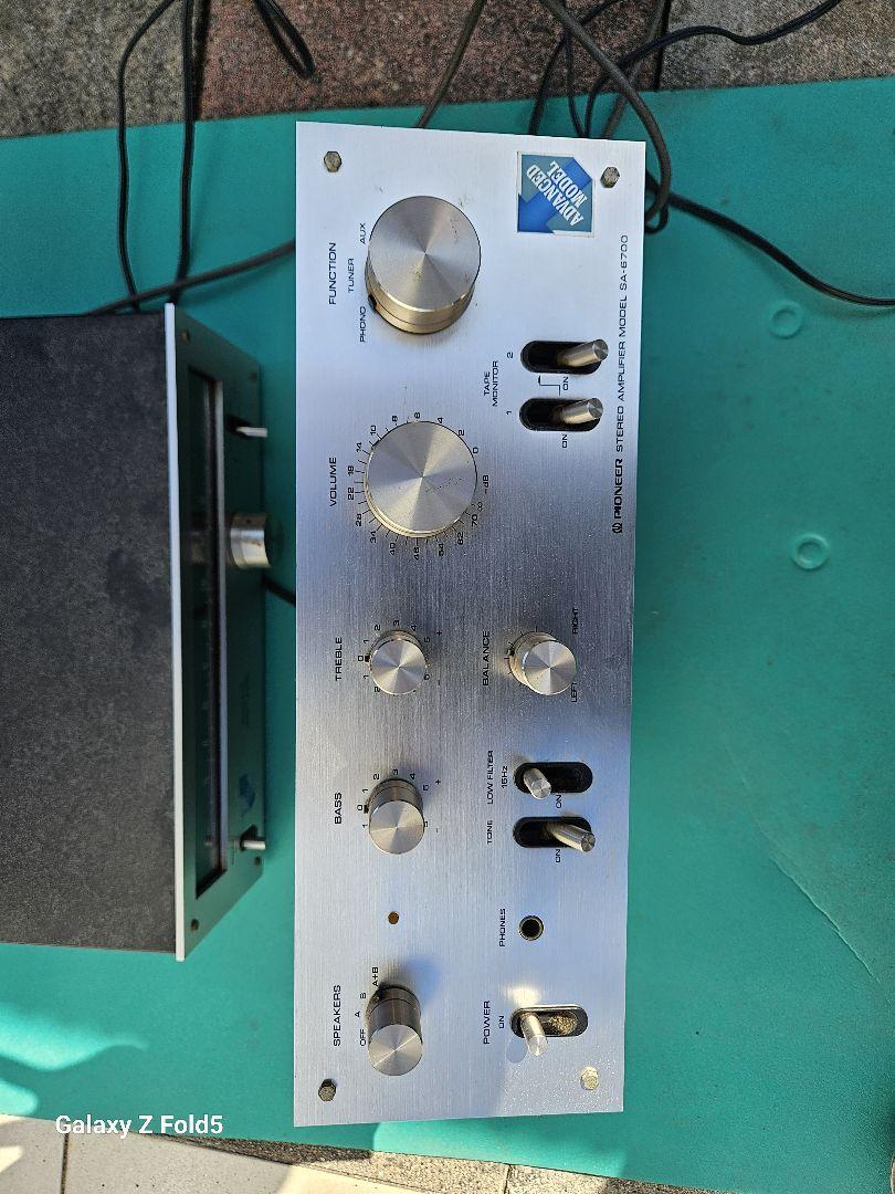 パイオニア　PIONEER　SA-6700 アンプ TX-6300 CT-3 パイオニア PIONEER SA-6700 アンプ TX-6300 CT-3
