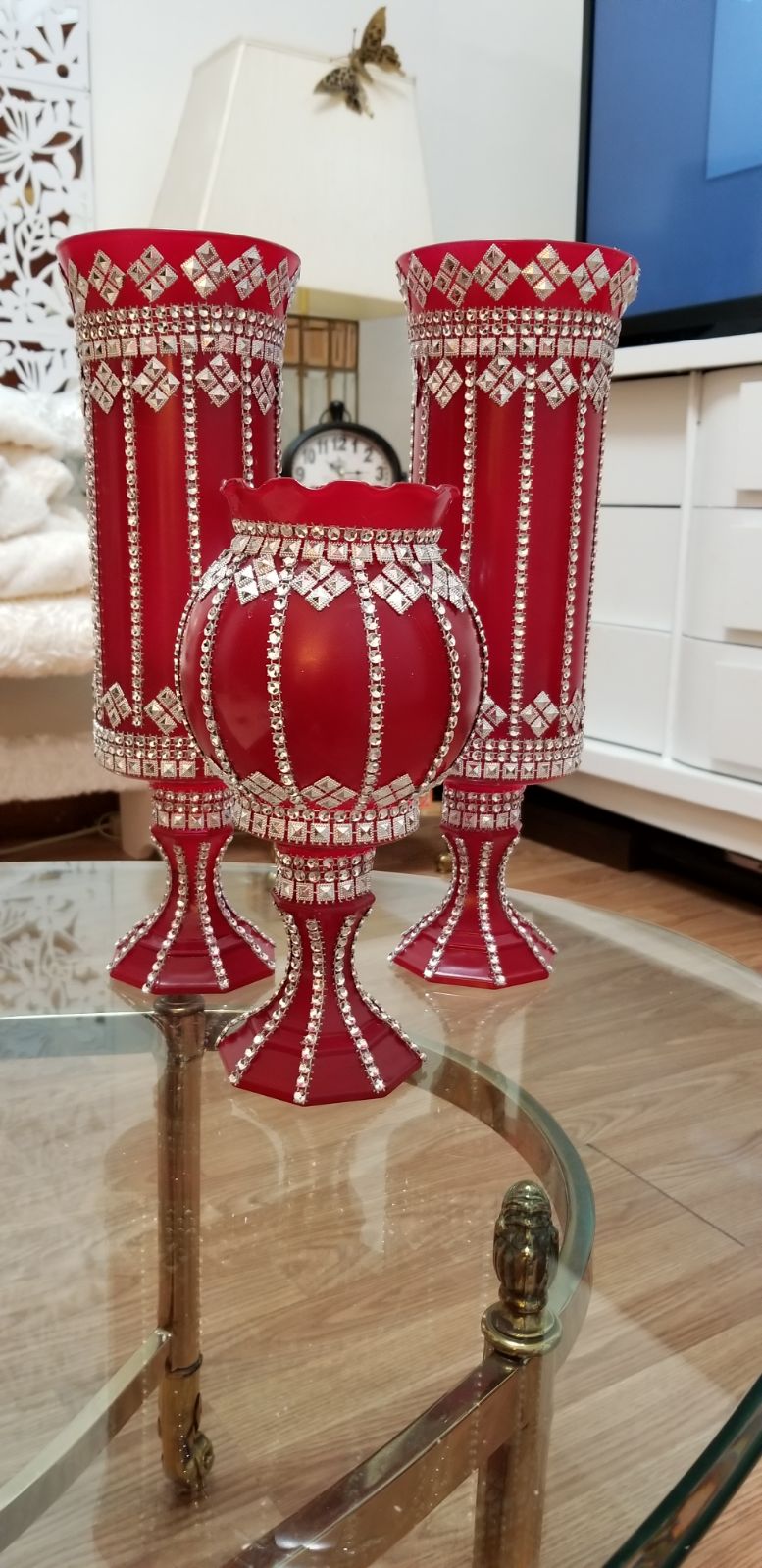 Set of Glass Vases