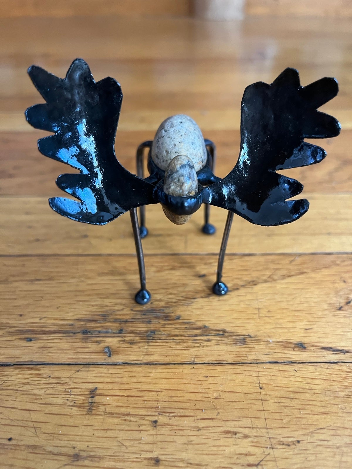 Maine Moose Made of Stone
