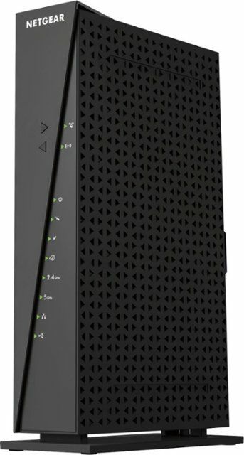 NETGEAR - Dual-Band AC1750 Router with 16 x 4 DOCSIS 3.0 Cable Modem - Black