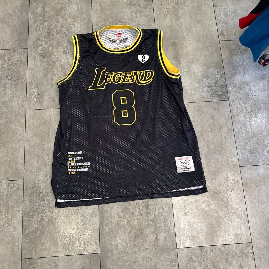 HEADGEAR Classics LEGEND MAMBA #8 Youth BASKETBALL JERSEY 2xl