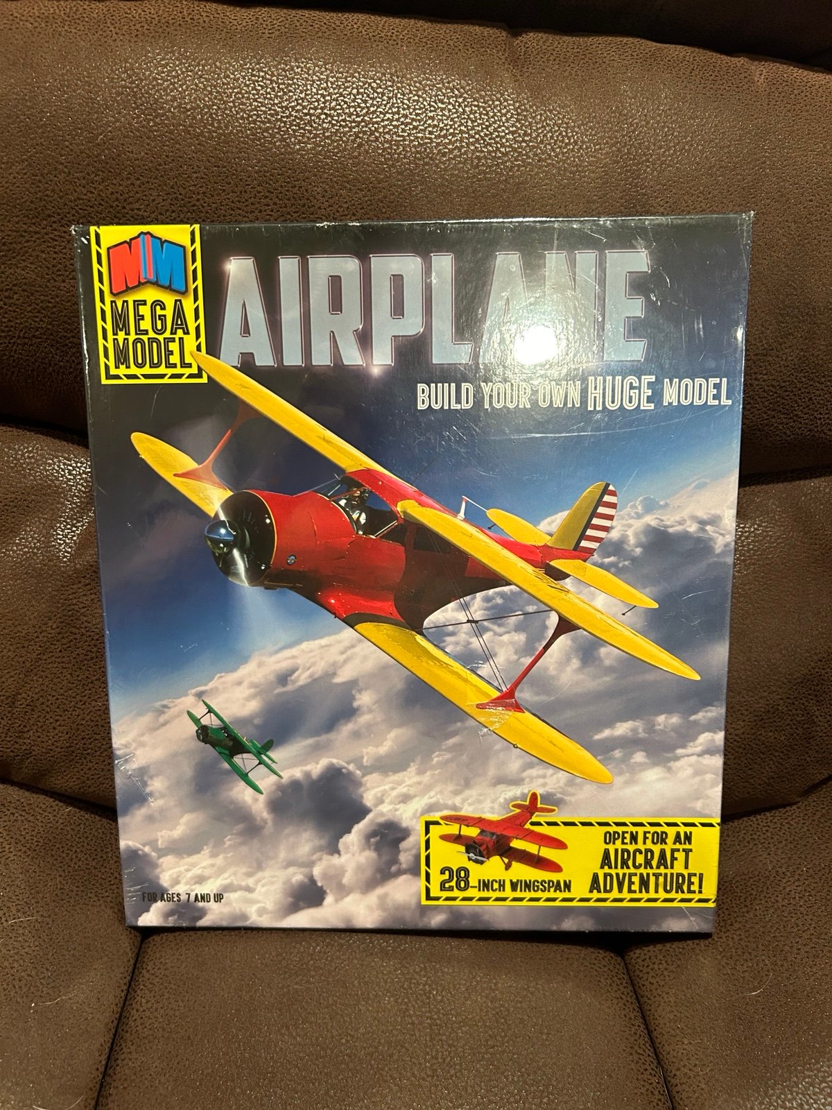 Mega Model AIRPLANE Kit and 24 Page Aircraft Fact Book - Unopened Craft Kit