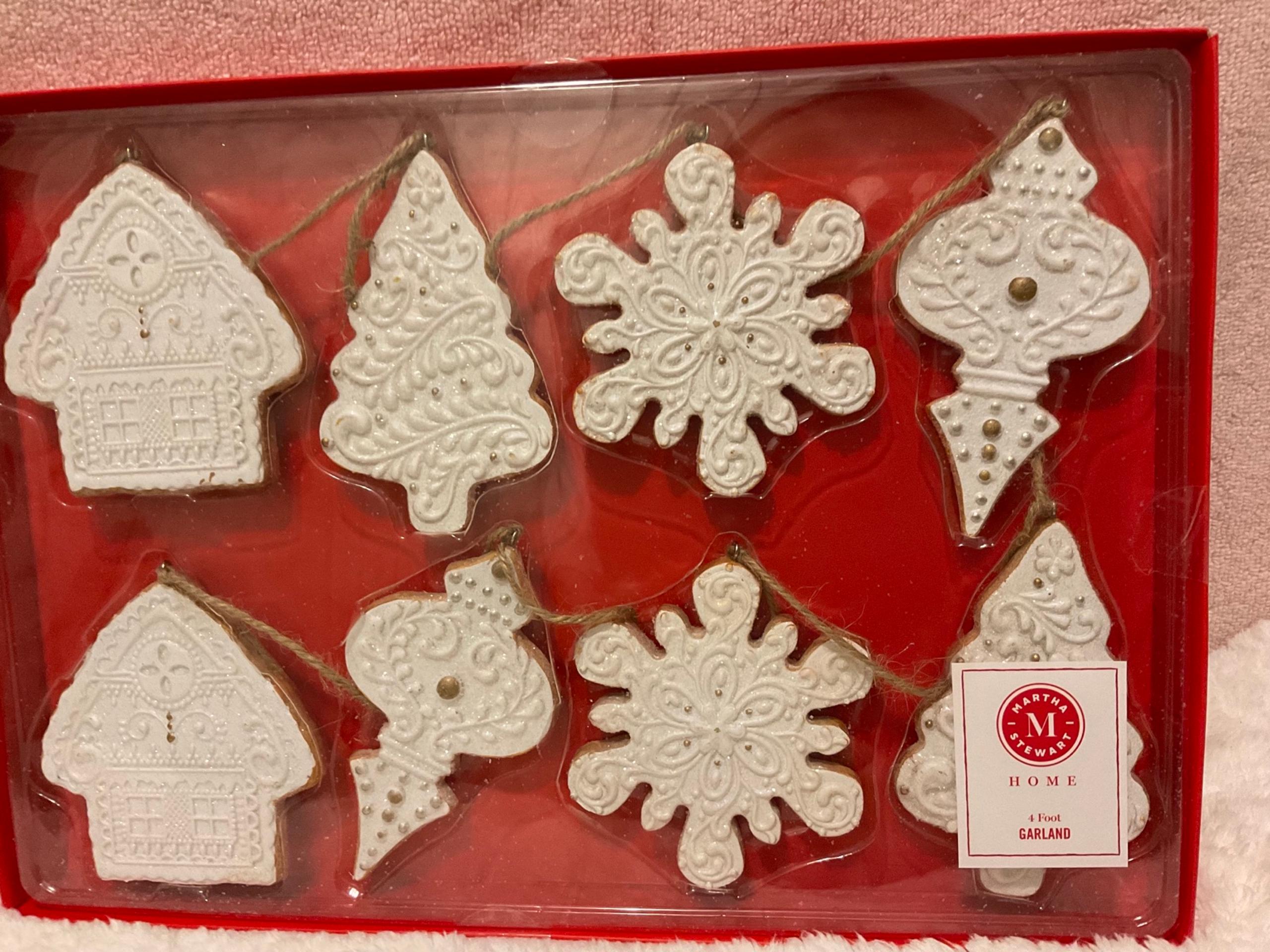 Martha Stewart 4 Foot Christmas Gingerbread Garland