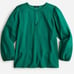 J.Crew puff sleeve satin blouse emerald green women’s size small tall