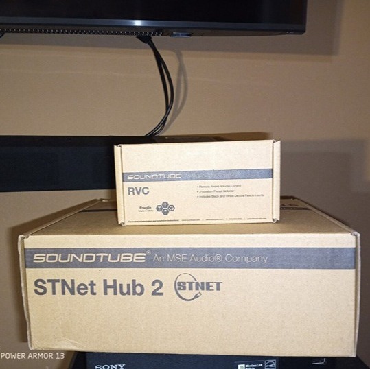 Dante Soundtube Speaker Amplifier STNET IPD-Hub 2 DSP with RVC Vol Control