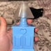 Playskool Victorian Dollhouse Blue Bedroom Dresser W/ Light Up Lamp 1995 Hasbro