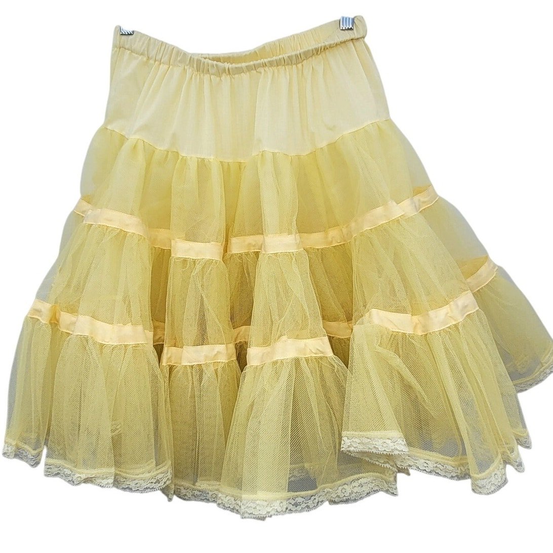 Mona of Hollywood Vintage Full Ruffle Coquette Lolita Petticoat Crinoline