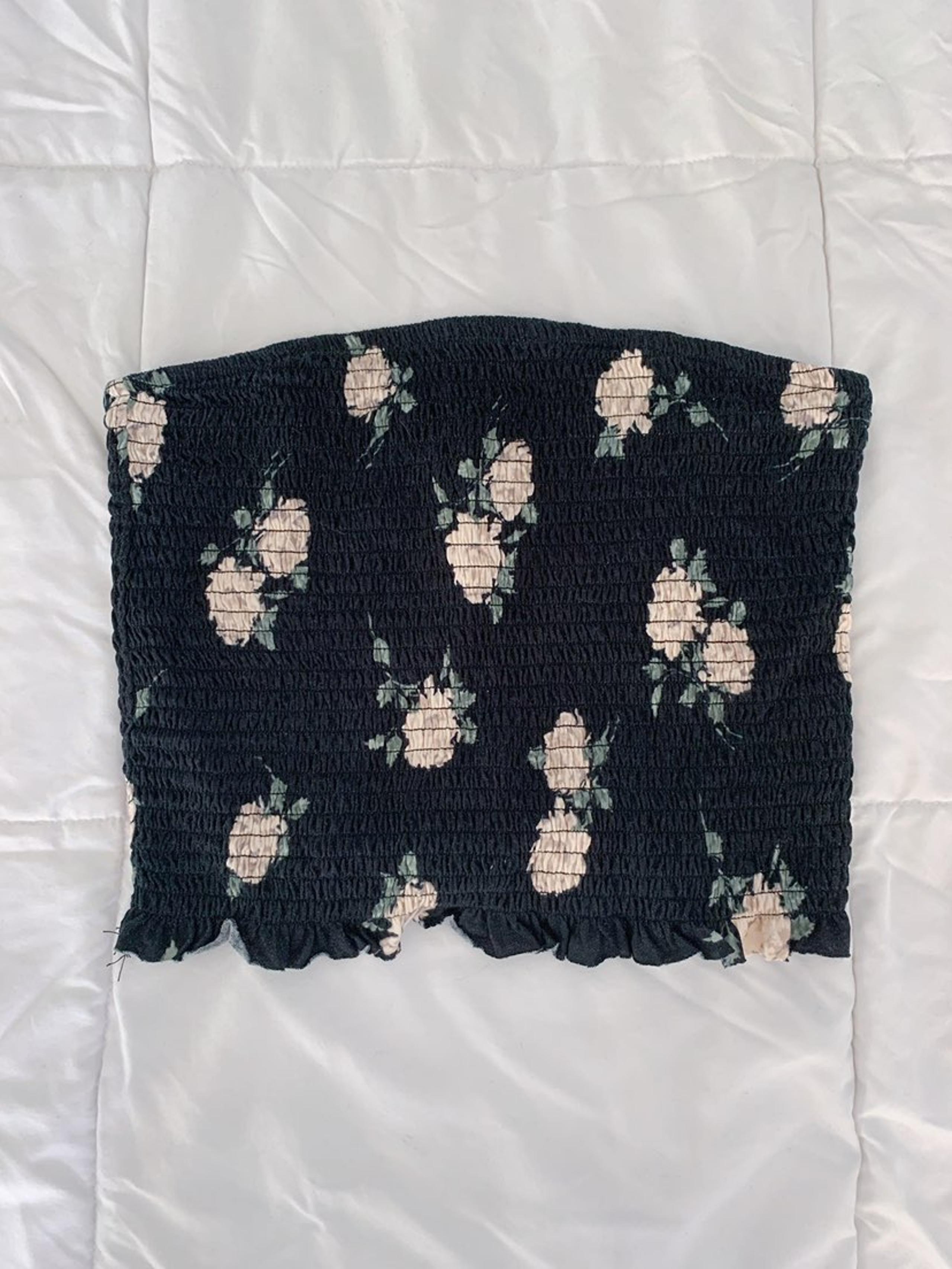 Garage smocked tube top