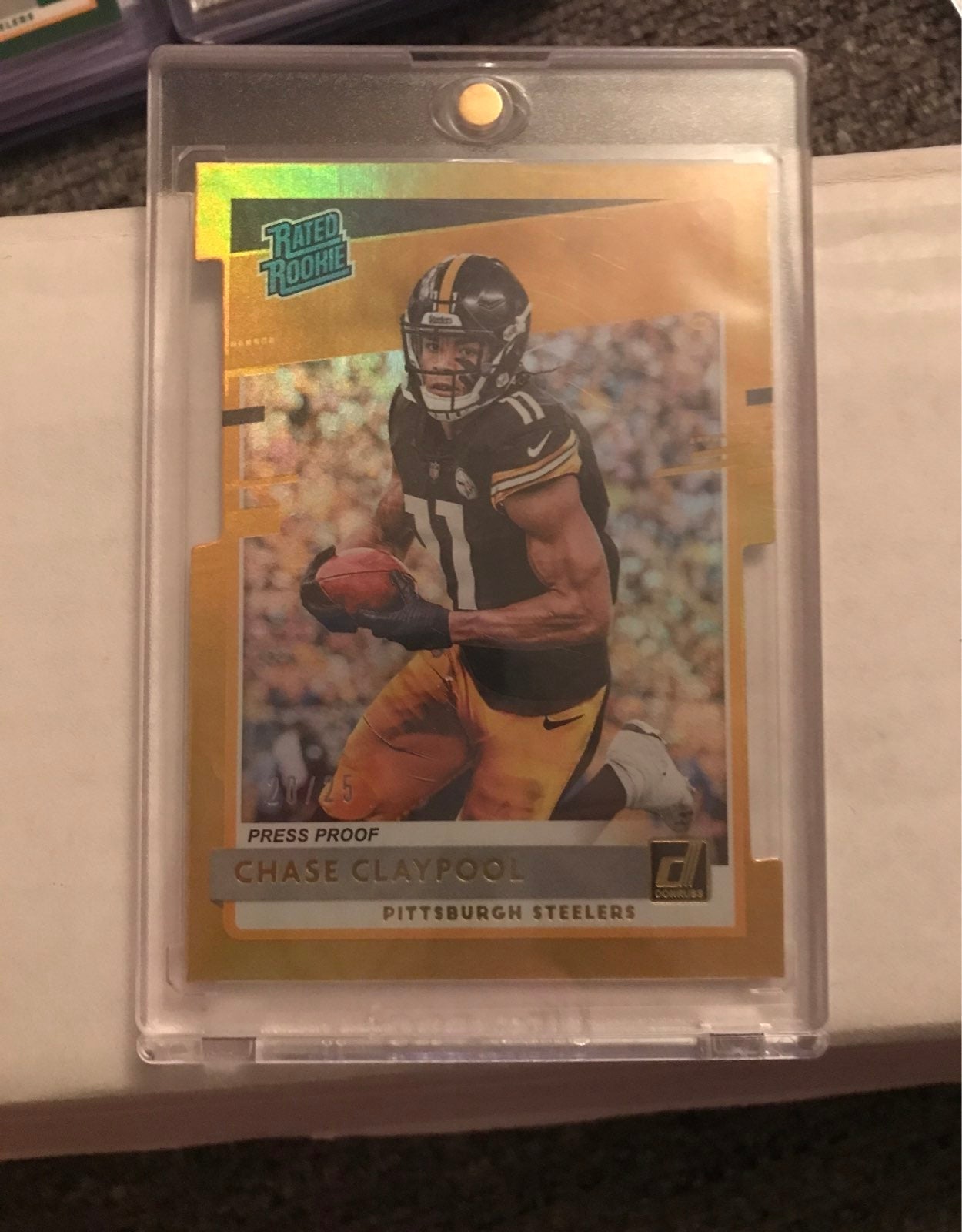 Chase Claypool Donruss Rookie /25