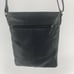 Margot Black Leather Designer Modern Crossbody Purse Classic Chic Modern Handbag