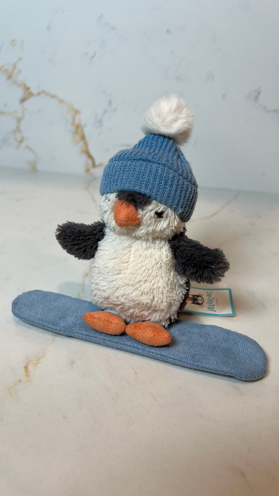 Jellycat I am Snowboarding Peanut Penguin