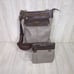 Chala Gemini Crossbody PU Leather Gift Messenger Bag Indigo (Feather - Indigo)