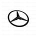 W213 Gloss Black Star Trunk Emblem for Rear Lid Logo Badge E63S E43 Mercedes AMG
