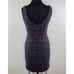 Lopez Knudsen Dress Purple Violet Silver Tweed Houndstooth Sleeveless Sheath 4
